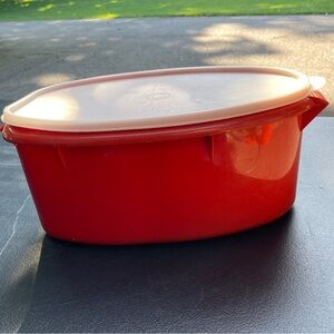 Vintage Tupperware Ham Turkey FLAVOR SAVER 487-1 Lift Out 506-5 Tray Lid…